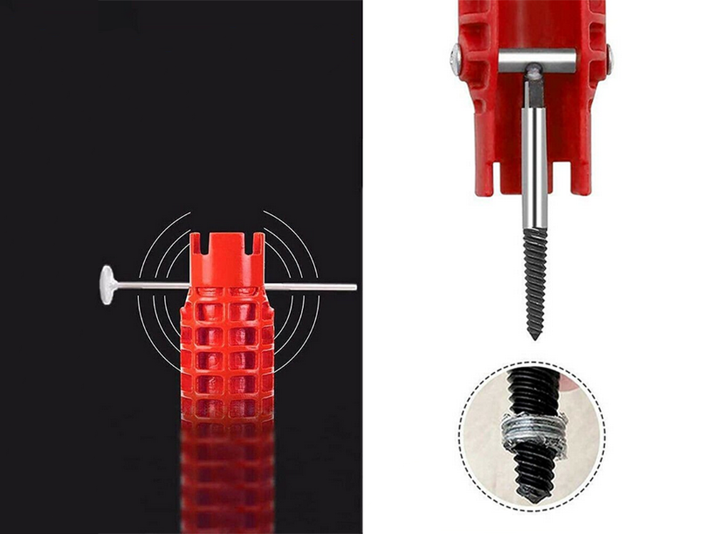 Veržliaraktis, skirtas čiaupui prie kriauklės pritvirtinti.