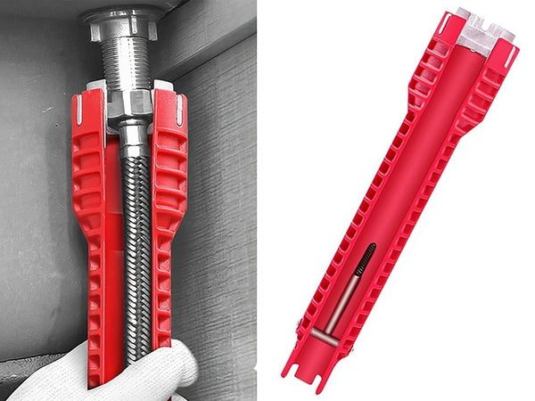 Veržliaraktis, skirtas čiaupui prie kriauklės pritvirtinti.