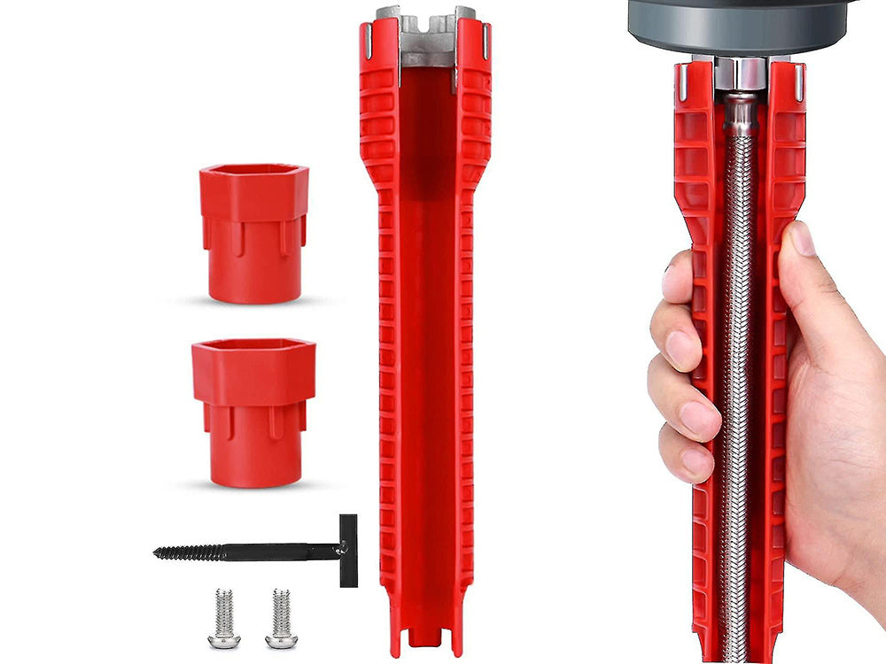 Veržliaraktis, skirtas čiaupui prie kriauklės pritvirtinti.