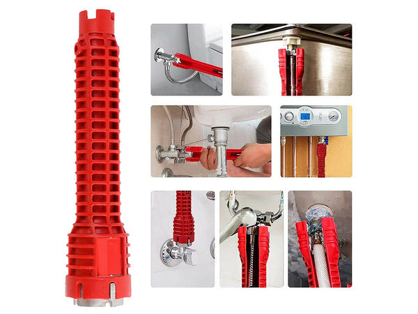 Veržliaraktis, skirtas čiaupui prie kriauklės pritvirtinti.