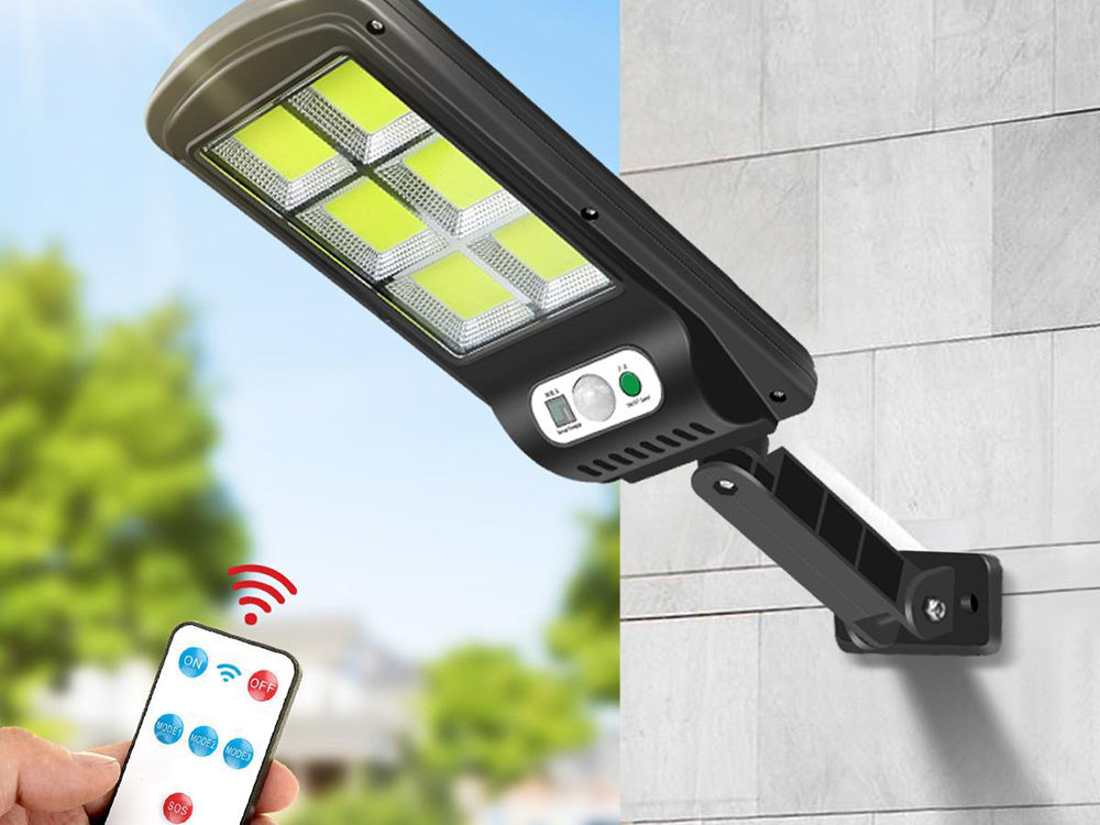 Saulės lempa 96 led su saulėlydžio judesio jutikliu