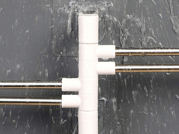 Vonios kambario rankšluosčių laikiklis su pasukama rankena kablys