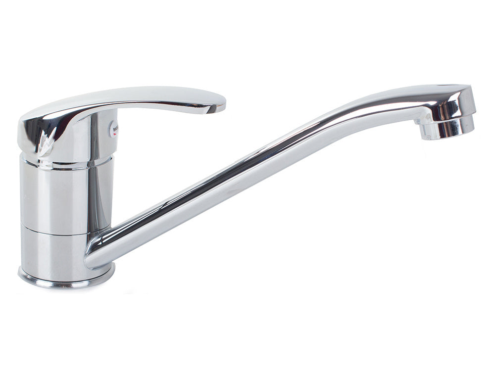 Ilgas chromuotas virtuvės maišytuvas