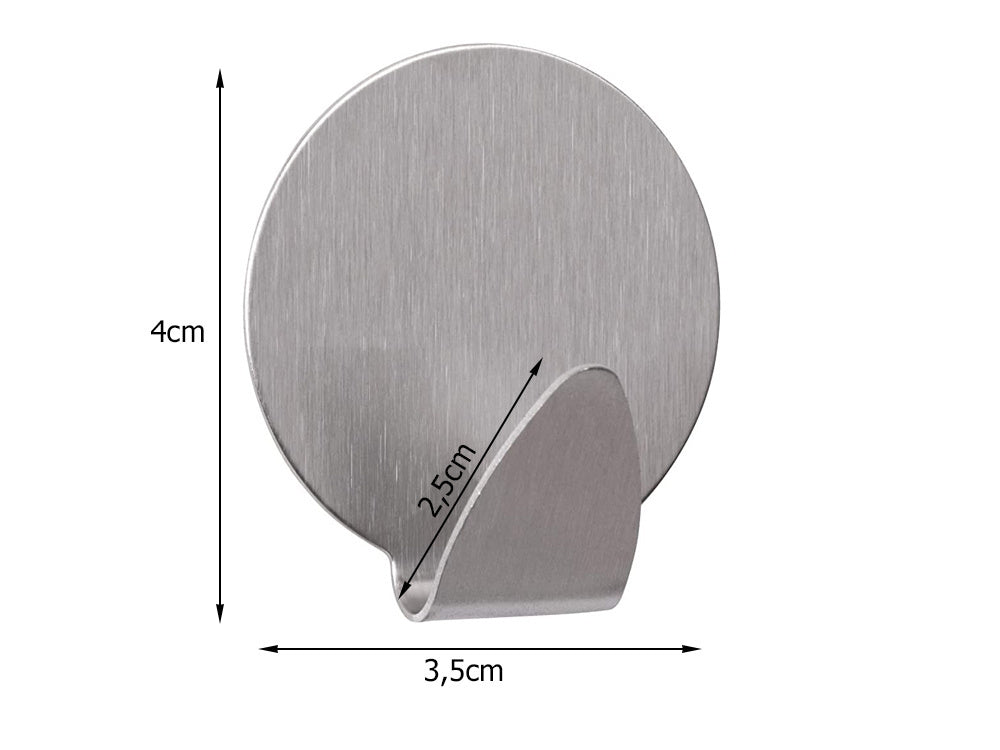 Plieniniai lipnūs kabliukai 4 vnt.