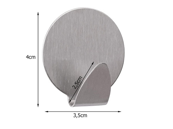 Plieniniai lipnūs kabliukai 4 vnt.