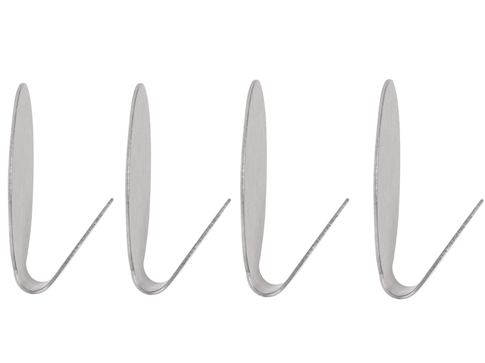 Plieniniai lipnūs kabliukai 4 vnt.