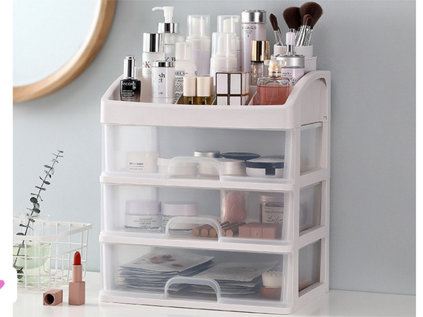 Skrynelės kosmetikos organizatoriaus stalčiai xxl