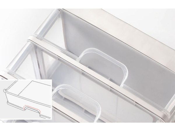 Skrynelės kosmetikos organizatoriaus stalčiai xxl