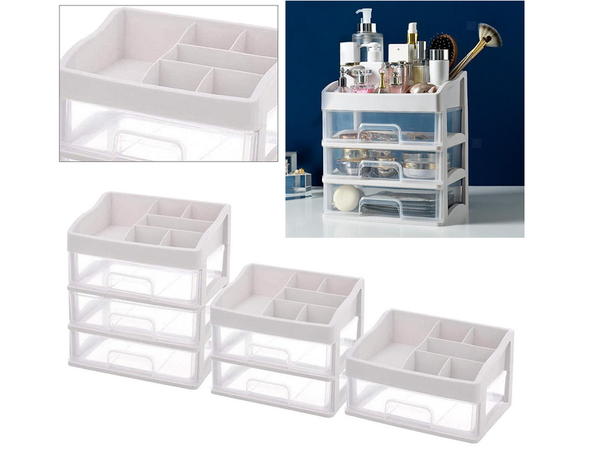 Skrynelės kosmetikos organizatoriaus stalčiai xxl