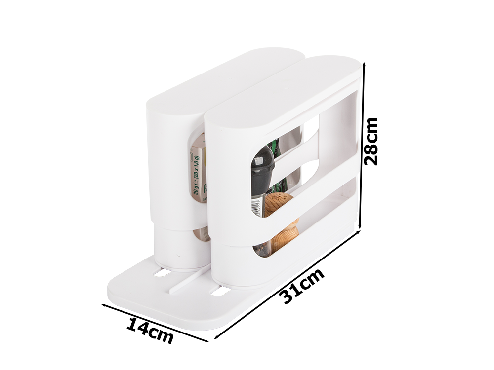 Virtuvės prieskonių organizatorius spintelės konteineriui