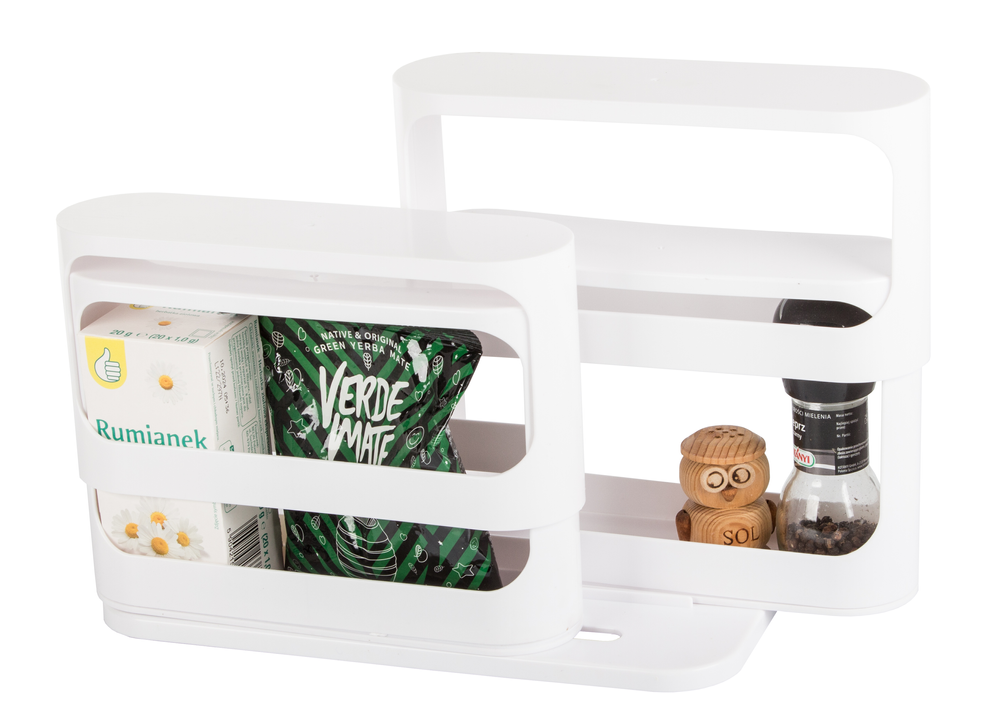Virtuvės prieskonių organizatorius spintelės konteineriui