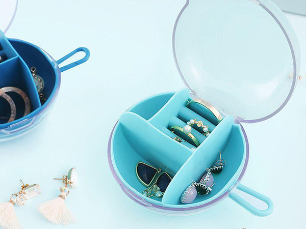 Papuošalų dėžutės organizatoriaus kelionių dėžutė