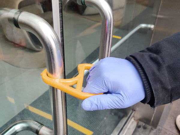 Turėklų nekontaktinė rankena hiieniczny