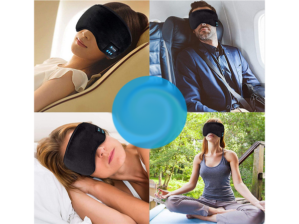 Akių raištis miegui "bluetooth" ausinių kaukė