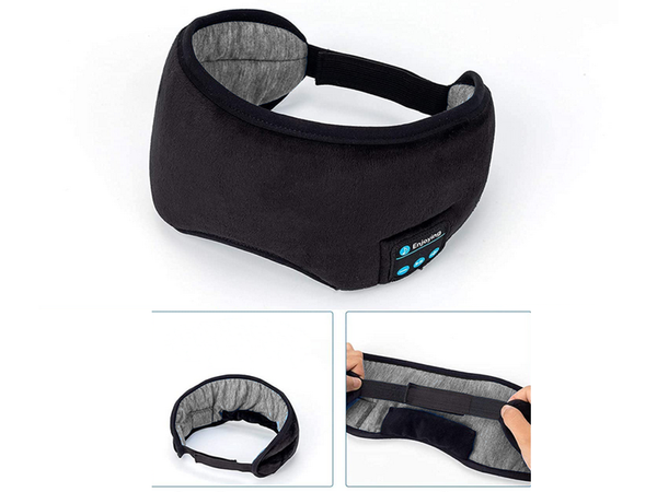 Akių raištis miegui "bluetooth" ausinių kaukė