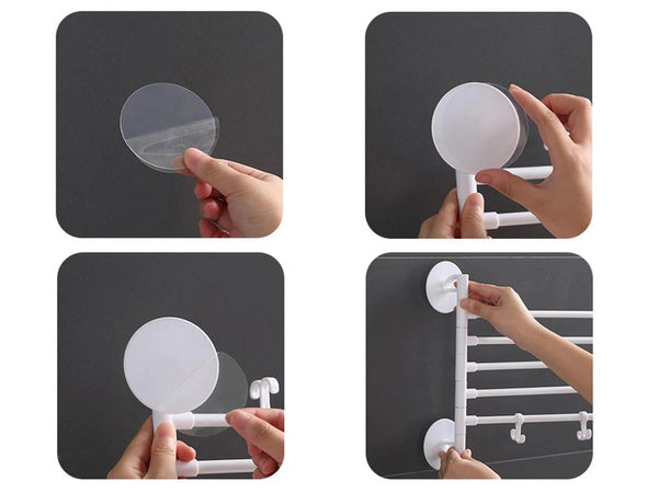 Pasukamas vonios rankšluosčių džiovintuvas 4 rankos