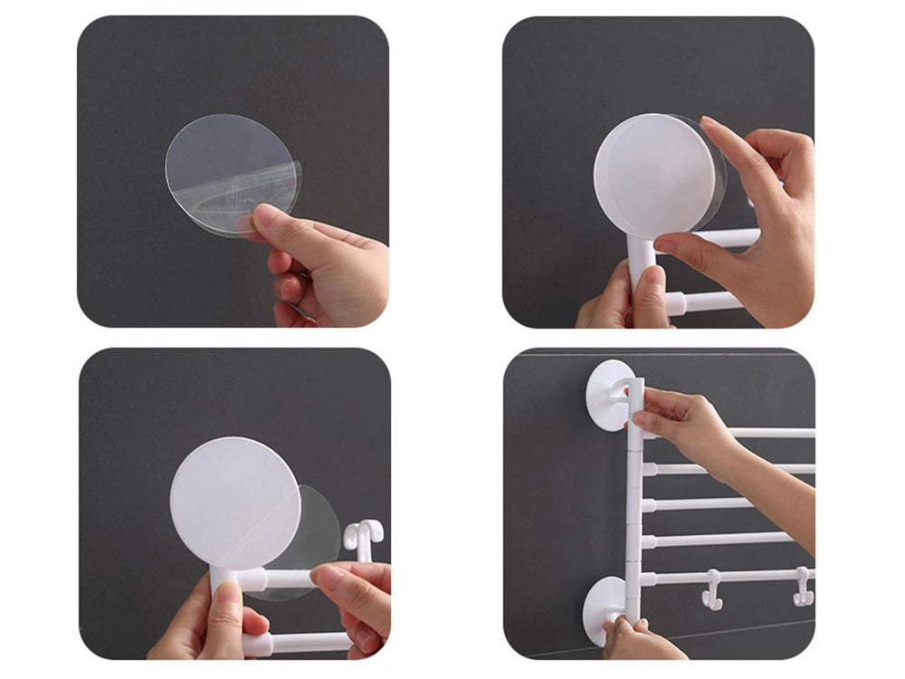 Pasukamas vonios rankšluosčių džiovintuvas 4 rankos