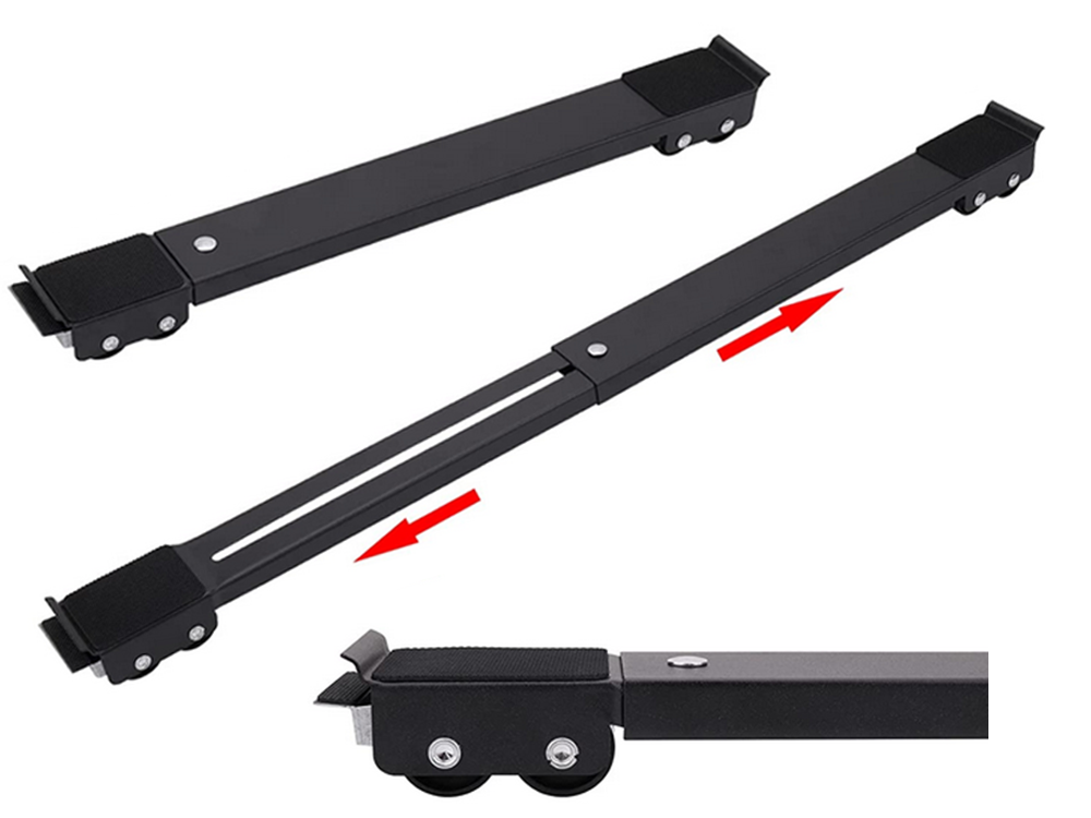 Kilnojamas skalbyklės stovo pagrindas ant ratukų