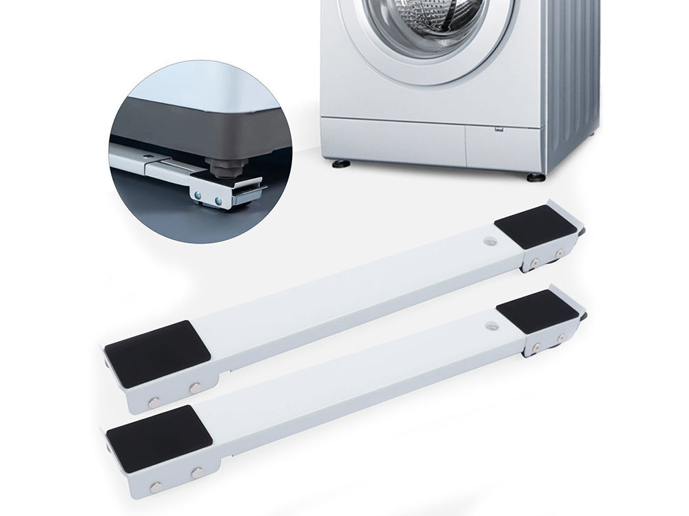 Kilnojamas skalbyklės stovo pagrindas ant ratukų