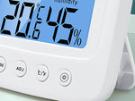 Termometras higrometras elektroninis vidinis laikrodis