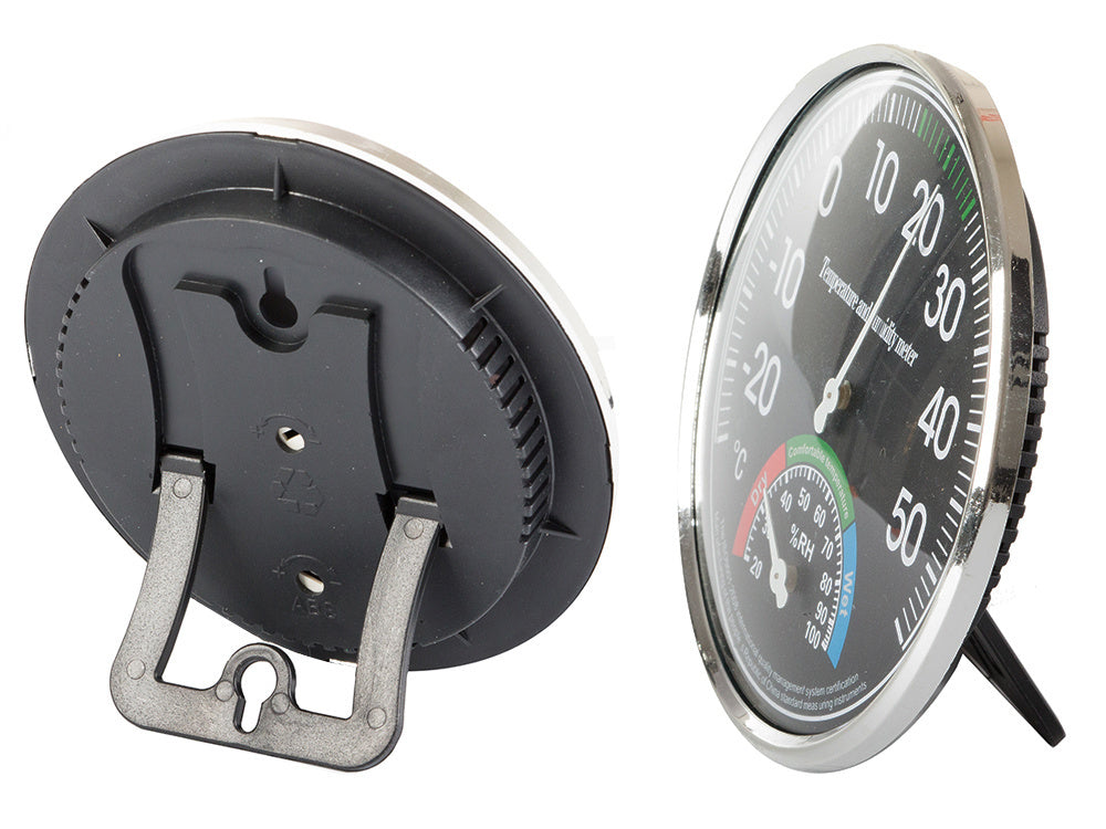 Kambario drėgmės termometras analoginis higrometras, Juoda, Szín, Fekete