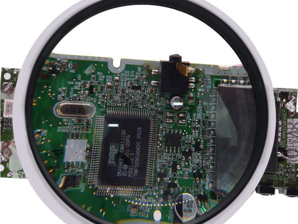 Trečiosios rankos litavimo rinkinys didinamojo stiklo laikiklis 6 led