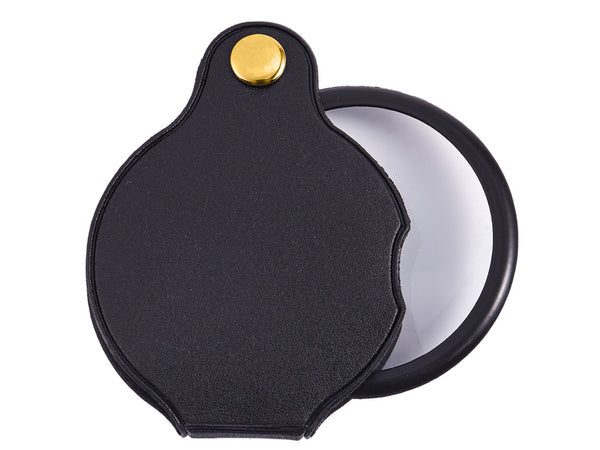 Sulankstomas kišeninis didinamasis stiklas mažas mini dėklas