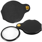 Sulankstomas kišeninis didinamasis stiklas mažas mini dėklas