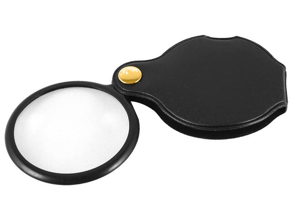 Sulankstomas kišeninis didinamasis stiklas mažas mini dėklas