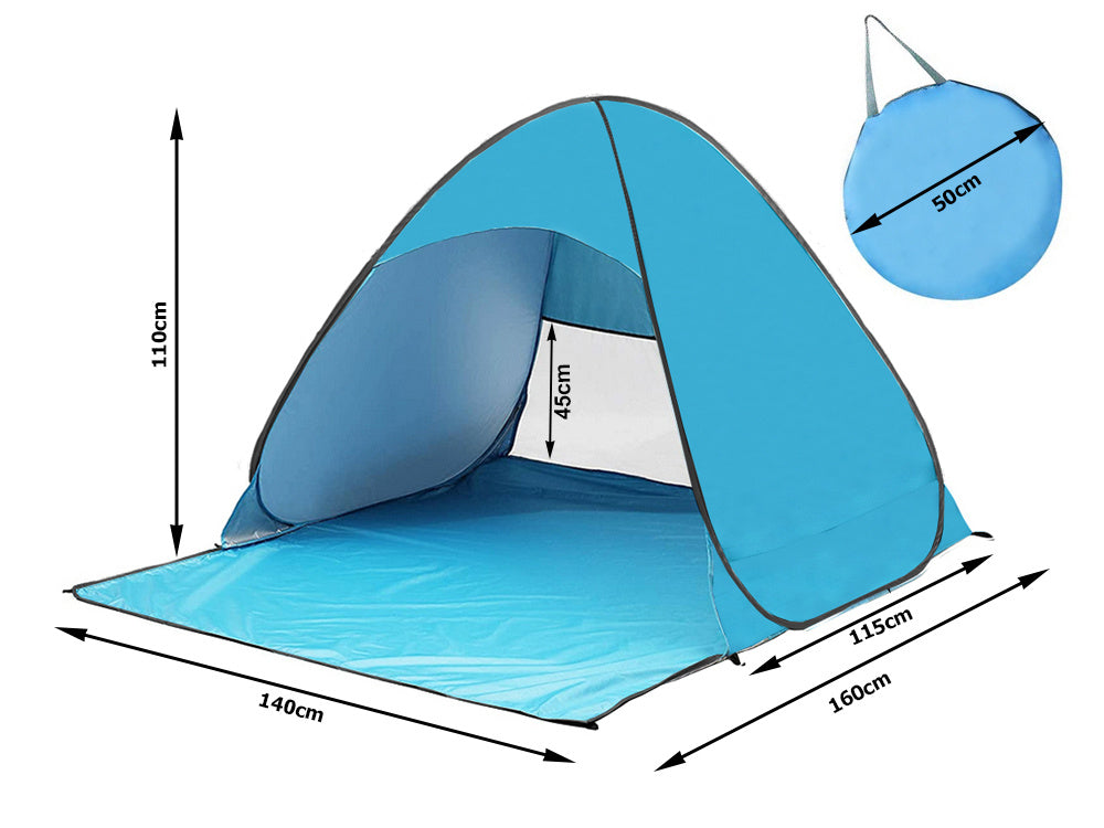 Paplūdimio palapinė savarankiškai sulankstomas uv ekranas didelis
