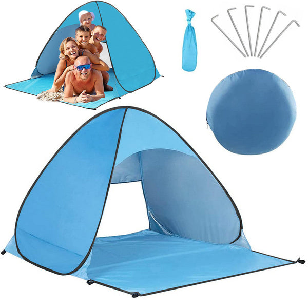 Paplūdimio palapinė savarankiškai sulankstomas uv ekranas didelis