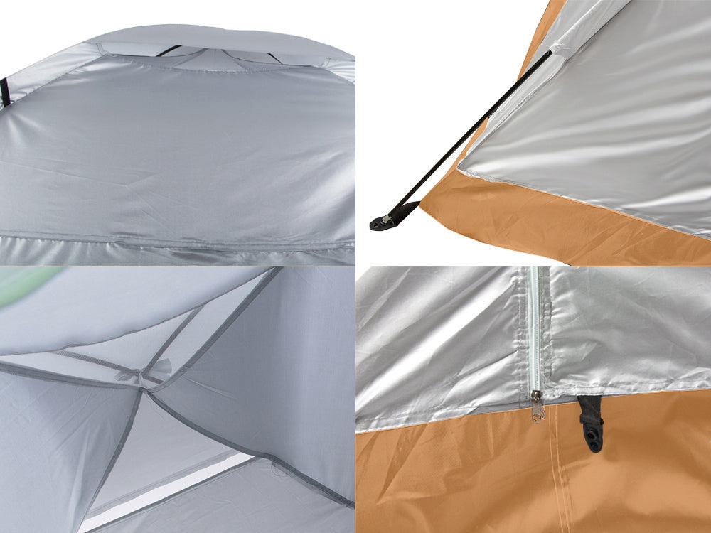 Turistinė palapinė su baldakimu iglo 4 asmenims