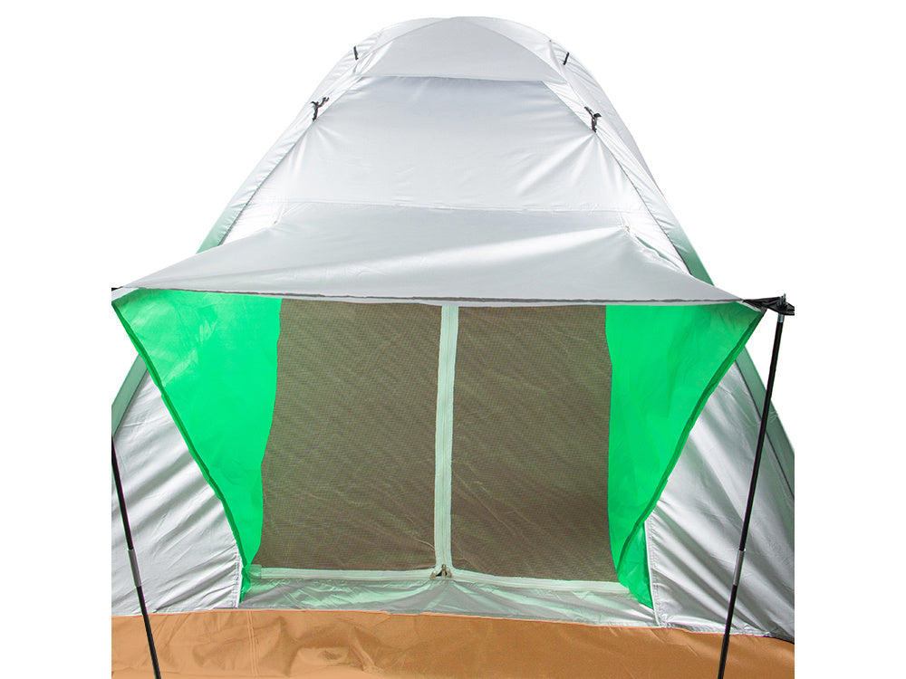 Turistinė palapinė su baldakimu iglo 4 asmenims