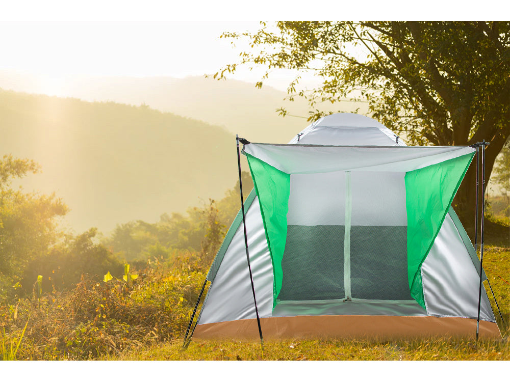 Turistinė palapinė su baldakimu iglo 4 asmenims