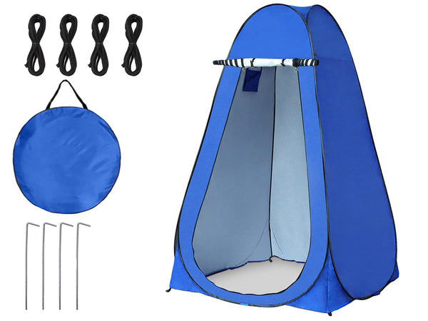 Paplūdimio palapinės persirengimo kambarys dušas tualetas wc