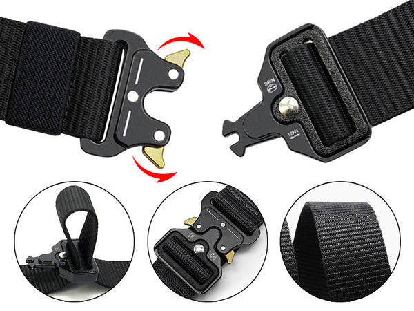 Karinis išgyvenimo taktinis diržas qr