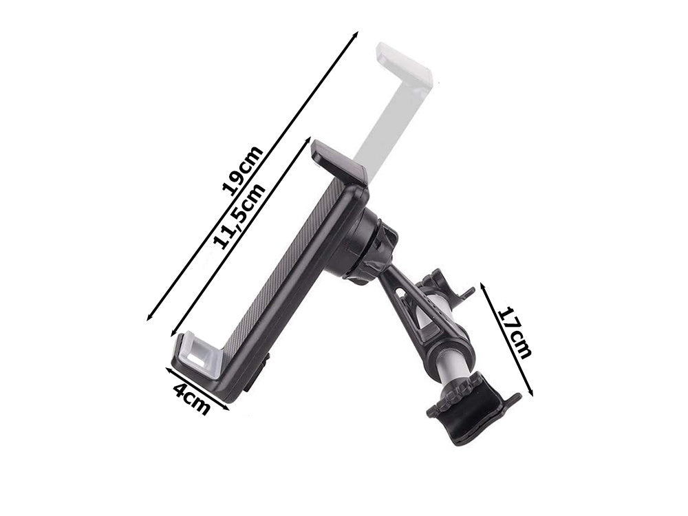 Automobilinis planšetinio telefono laikiklis galvos atramai