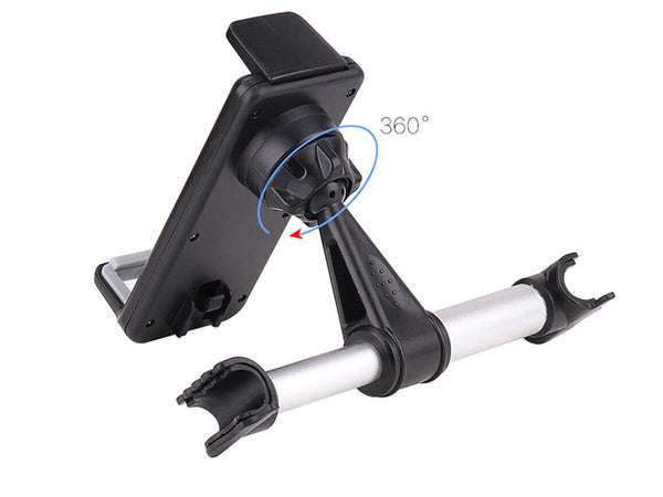 Automobilinis planšetinio telefono laikiklis galvos atramai