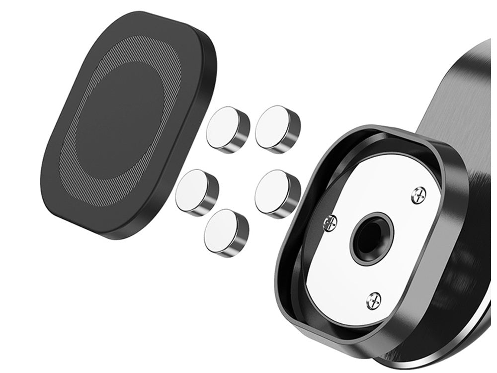 Magnetinis automobilio laikiklis telefono grotelėms