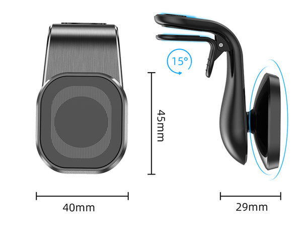 Magnetinis automobilio laikiklis telefono grotelėms