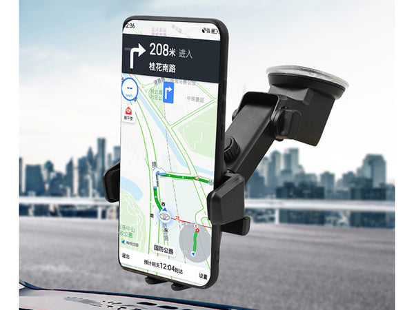 Automobilio laikiklis telefonui, priekiniam stiklui, kabinai, tvirtas