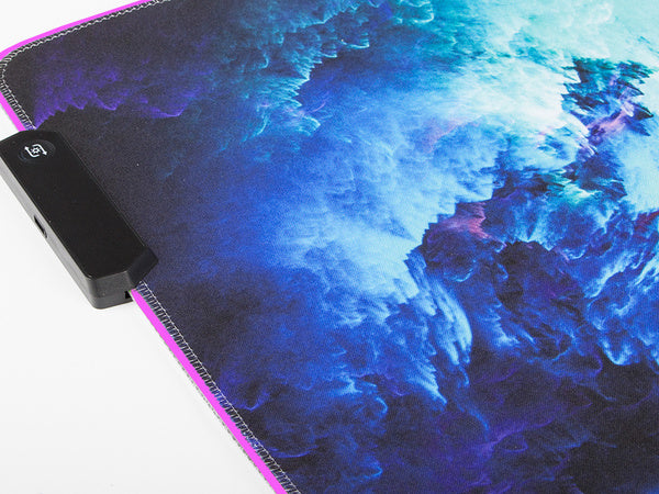 Apšviesta žaidimų pelės padas led xxl