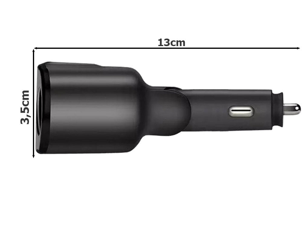 Cigarečių žiebtuvėlio skirstytuvo įkroviklis 2 usb