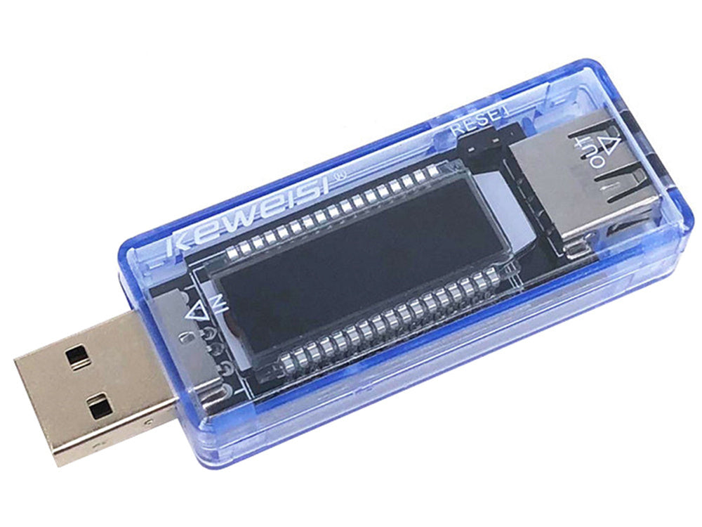 Voltmetras usb ampermetras įtampos testeris