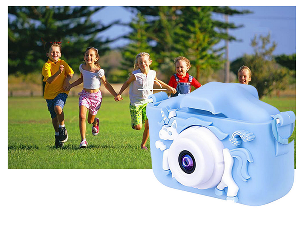 Fotoaparatas vaikams vienaragis, Mėlyna, Szín, Kék