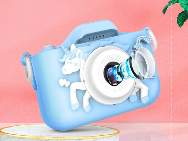 Fotoaparatas vaikams vienaragis, Mėlyna, Szín, Kék