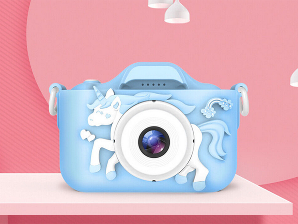 Fotoaparatas vaikams vienaragis, Mėlyna, Szín, Kék