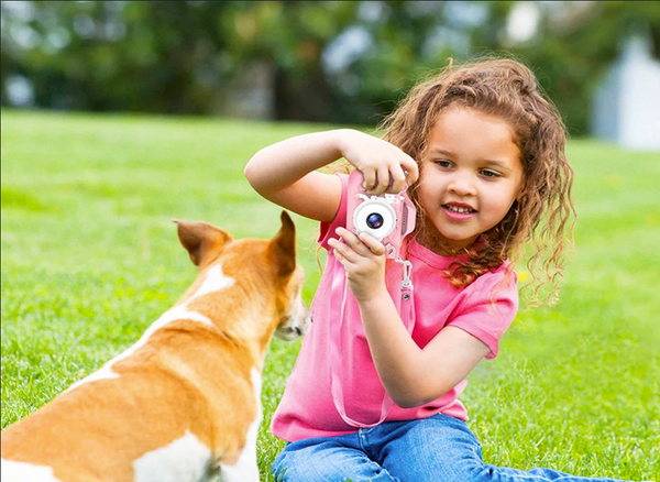 Fotoaparatas vaikams vienaragis, Rožinė, Szín, Rózsaszín