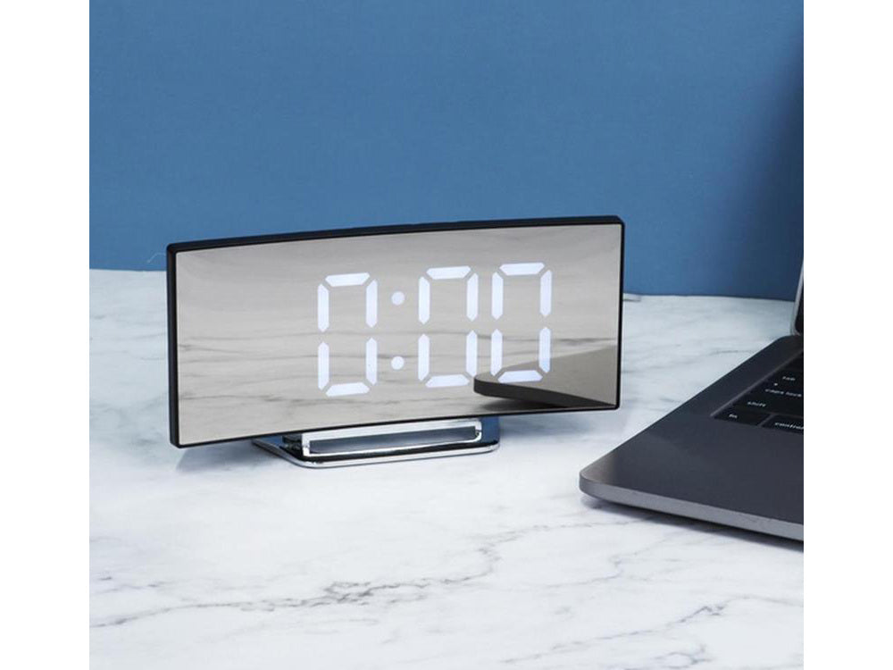 Skaitmeninis laikrodis elektroninis žadintuvas led termometras