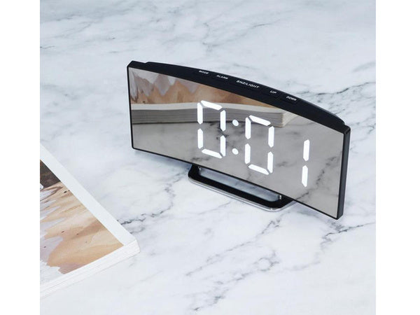 Skaitmeninis laikrodis elektroninis žadintuvas led termometras